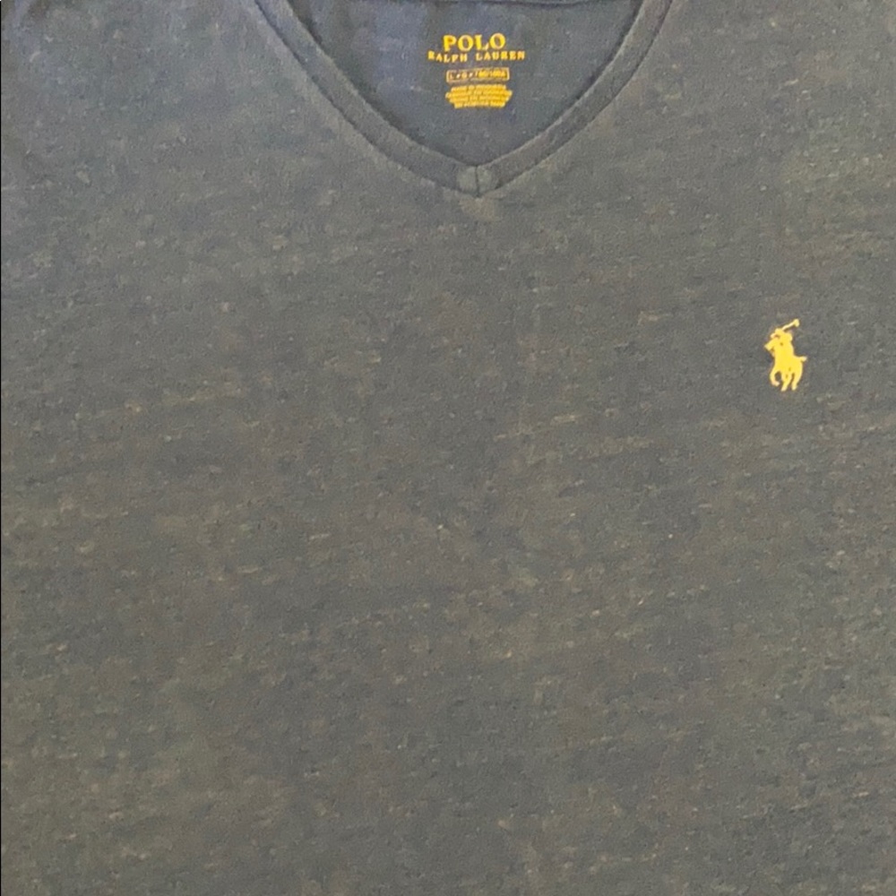 Large Blue Men’s Polo T-Shirt